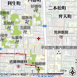京都府京都市上京区十四軒町周辺の地図