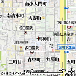 京都府京都市上京区北蟹屋町662周辺の地図