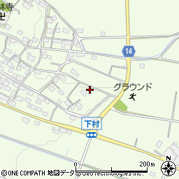 三重県三重郡菰野町下村2345周辺の地図