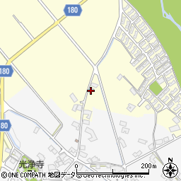 滋賀県蒲生郡日野町増田593周辺の地図