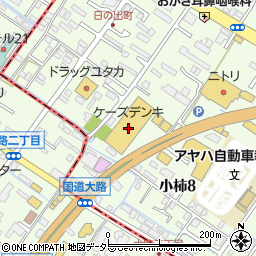 ケーズデンキ草津栗東店周辺の地図