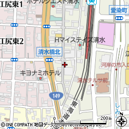 矢入魚店周辺の地図