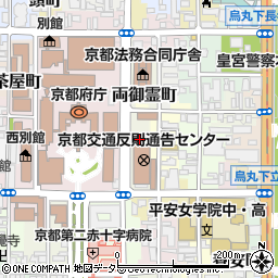 京都府京都市上京区両御霊町周辺の地図