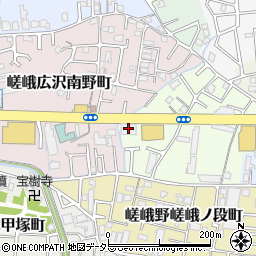 カフェタイム嵯峨店周辺の地図