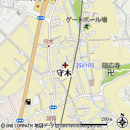 静岡県伊豆の国市守木87周辺の地図