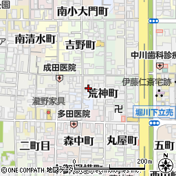 京都府京都市上京区北蟹屋町663周辺の地図