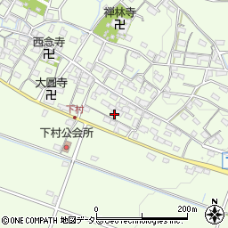 三重県三重郡菰野町下村1374周辺の地図