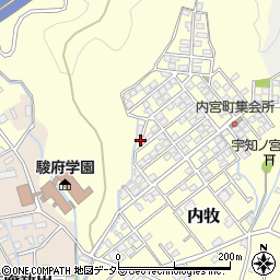 静岡県静岡市葵区内牧115周辺の地図