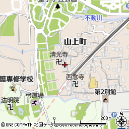滋賀県大津市山上町14-26周辺の地図