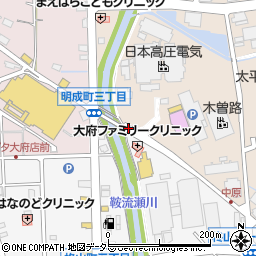 伊勢木橋周辺の地図