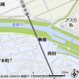 愛知県刈谷市一ツ木町膳棚周辺の地図