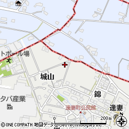 愛知県知立市逢妻町城山35周辺の地図