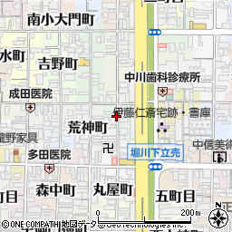 京都府京都市上京区元福大明神町周辺の地図