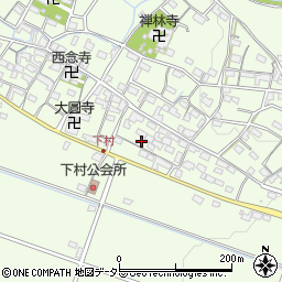 三重県三重郡菰野町下村1378周辺の地図