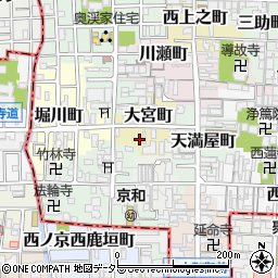 京都府京都市上京区大宮町491周辺の地図