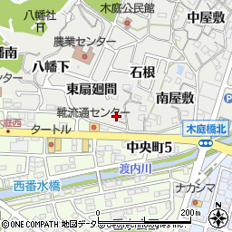 愛知県東海市富木島町東扇廻間周辺の地図