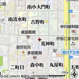 京都府京都市上京区北蟹屋町667周辺の地図