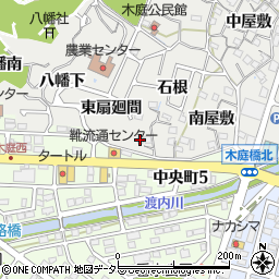 愛知県東海市富木島町（東扇廻間）周辺の地図