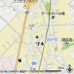 静岡県伊豆の国市守木88周辺の地図