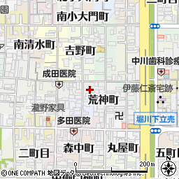 京都府京都市上京区北蟹屋町675周辺の地図