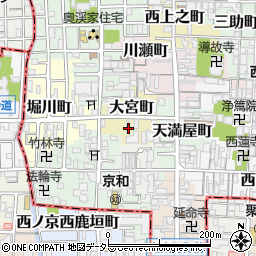 京都府京都市上京区大宮町488-1周辺の地図