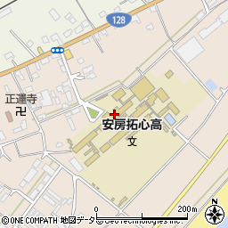 千葉県立安房拓心高等学校周辺の地図