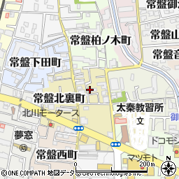 京都府京都市右京区常盤村ノ内町周辺の地図