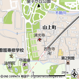 滋賀県大津市山上町14-25周辺の地図