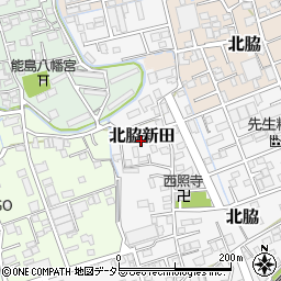 静岡県静岡市清水区北脇新田587周辺の地図