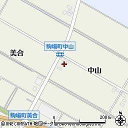 愛知県豊田市駒場町中山40周辺の地図