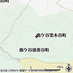 京都府京都市左京区鹿ケ谷栗木谷町周辺の地図