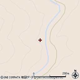 奥山川周辺の地図