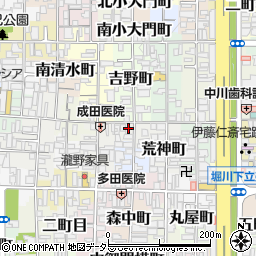 京都府京都市上京区北蟹屋町669周辺の地図