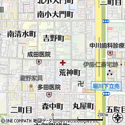 京都府京都市上京区北蟹屋町674周辺の地図