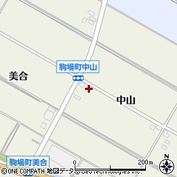 愛知県豊田市駒場町中山46周辺の地図