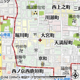 京都府京都市上京区大宮町501周辺の地図