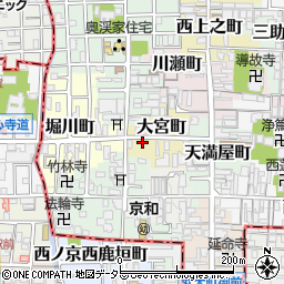 京都府京都市上京区大宮町497周辺の地図