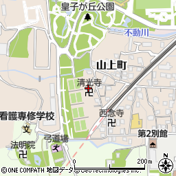 滋賀県大津市山上町14周辺の地図