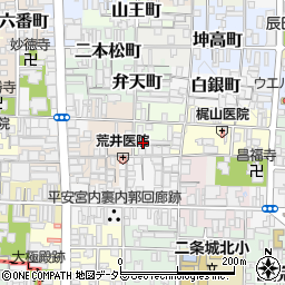 京都府京都市上京区東神明町295周辺の地図