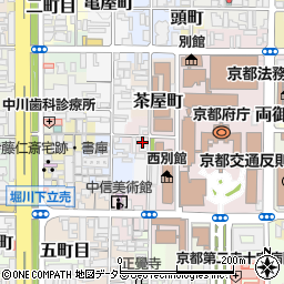 京都府京都市上京区丁子風呂町91周辺の地図