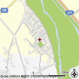 滋賀県蒲生郡日野町増田462-34周辺の地図