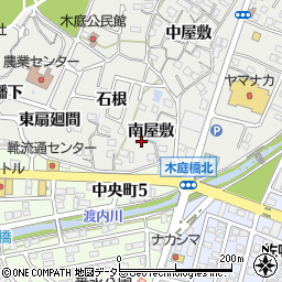 愛知県東海市富木島町南屋敷周辺の地図