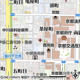京都府京都市上京区丁子風呂町周辺の地図