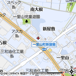 愛知県刈谷市一里山町（新屋敷）周辺の地図
