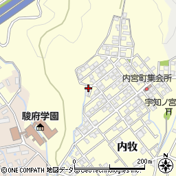 静岡県静岡市葵区内牧114周辺の地図