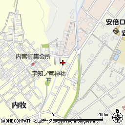 静岡県静岡市葵区内牧1周辺の地図