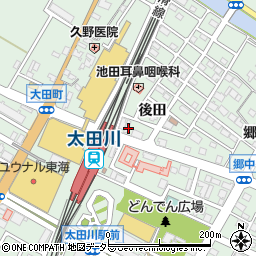 たてがみ 太田川店周辺の地図