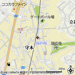 静岡県伊豆の国市守木78周辺の地図