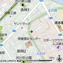 静岡県静岡市清水区西大曲町10-1周辺の地図