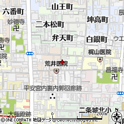 京都府京都市上京区東神明町292周辺の地図